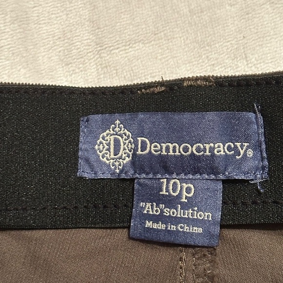 NWT Democracy "Ab"solution® Petite Corduroy Straight Leg Pants - Picture 9 of 14